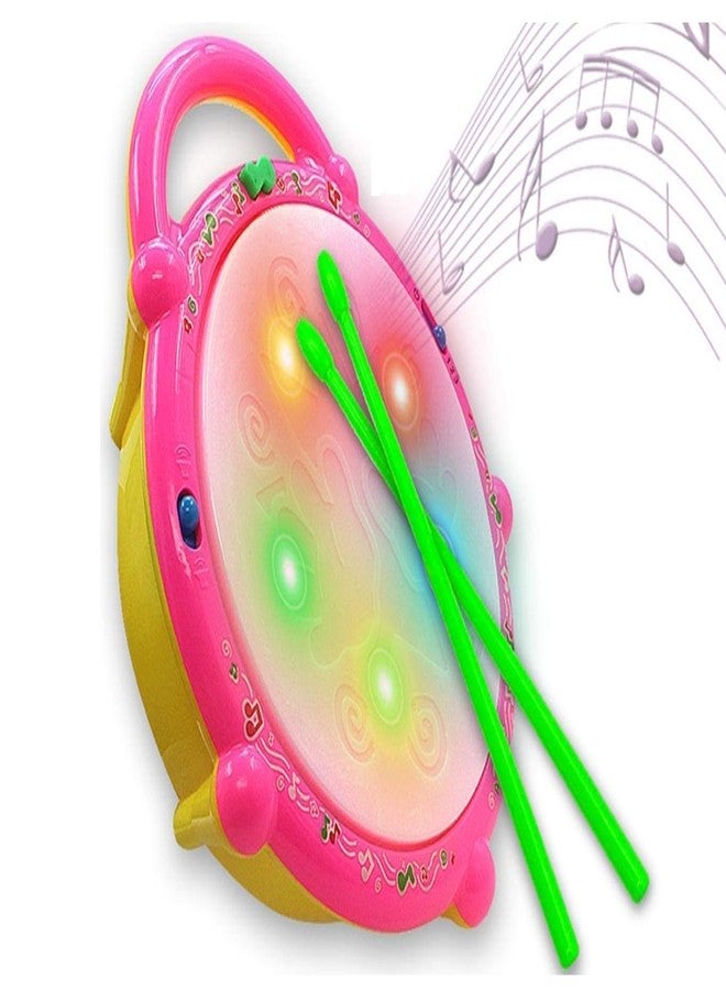 RUHANI Colorful 3D Musical Flash Drum with Lights Toys for Kids, Music Baby Toy for 3 Years and up, Multicolour - Image 5